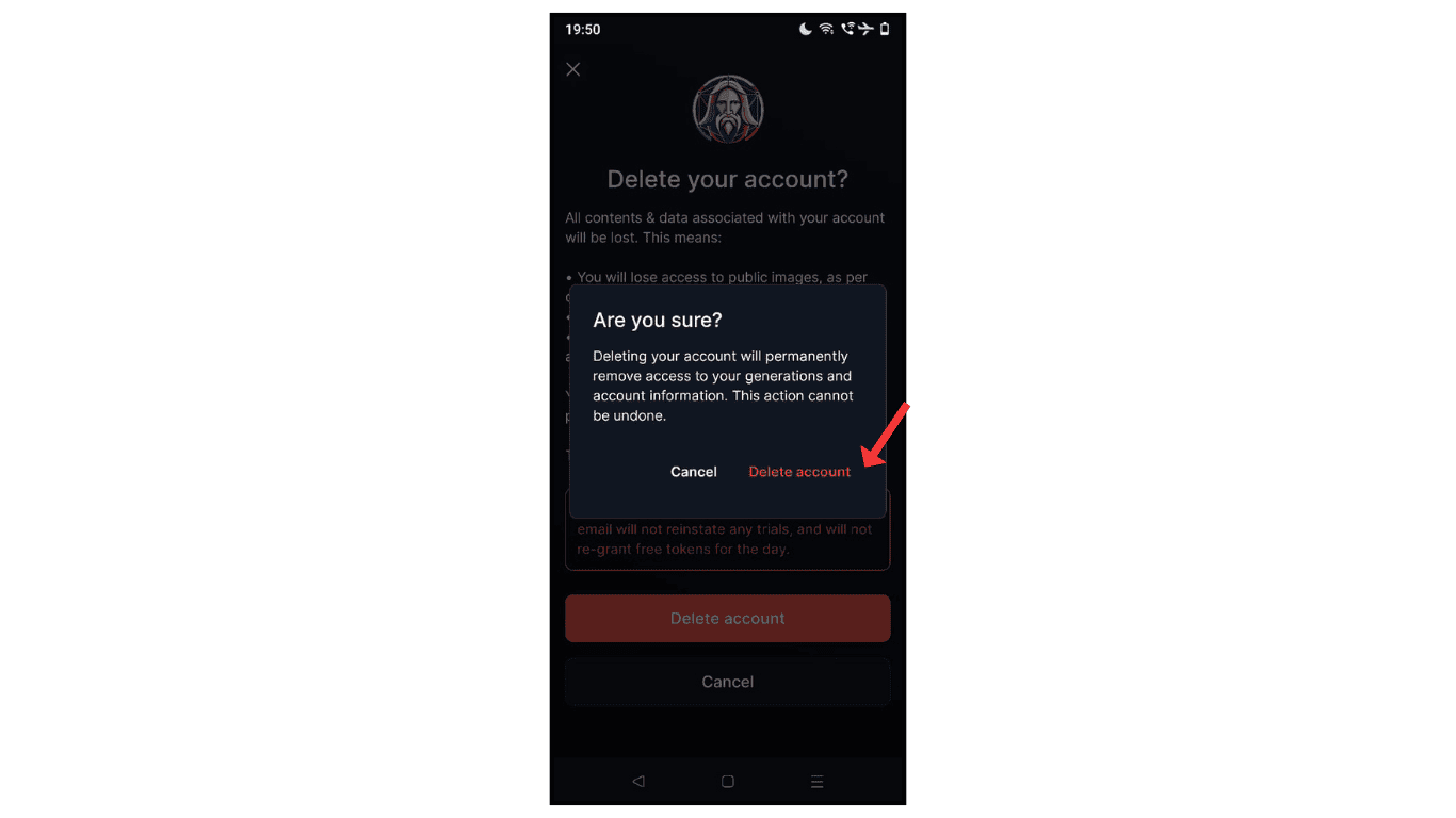 confirm-to-delete-leonardo-ai