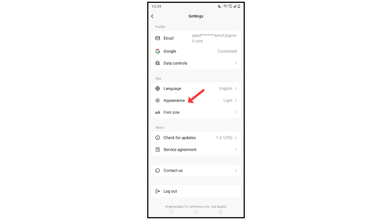 deepseek-settings-of-appearance