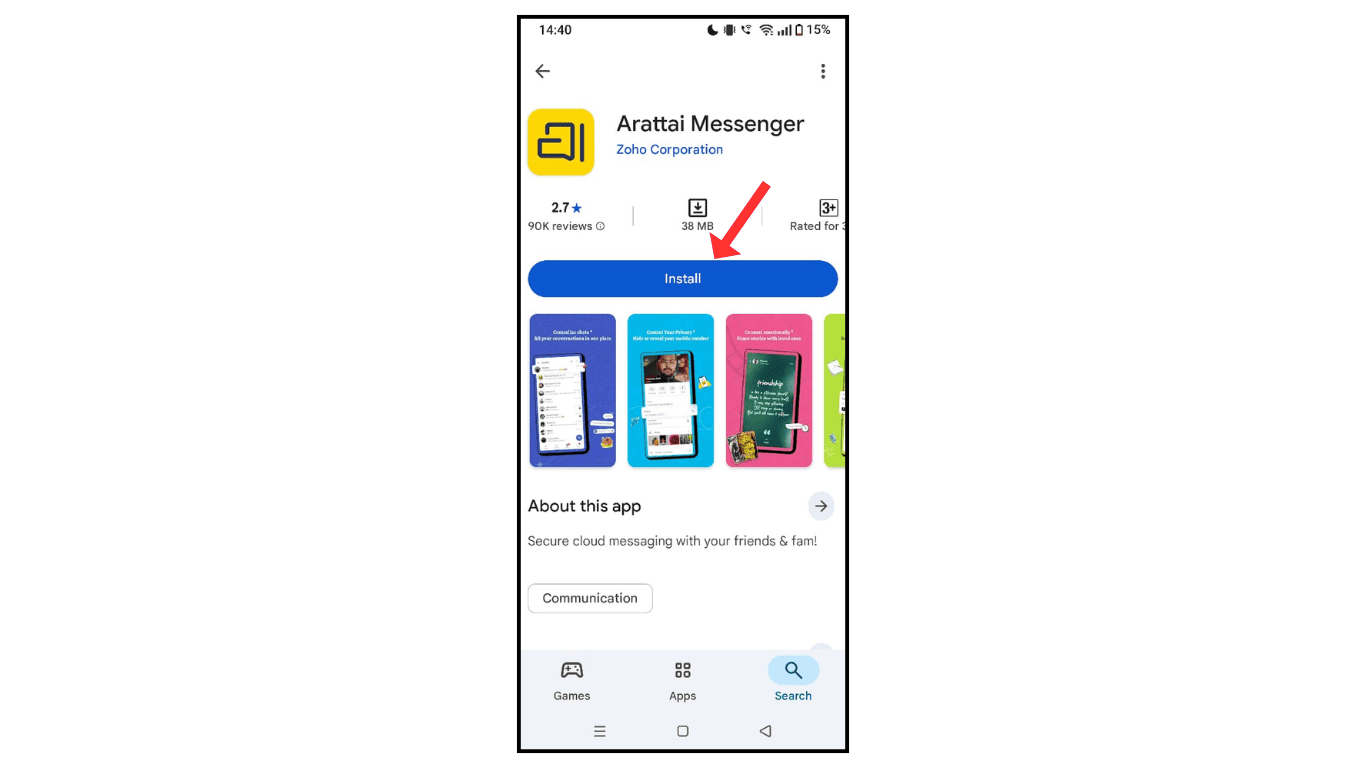 install-arattai-app