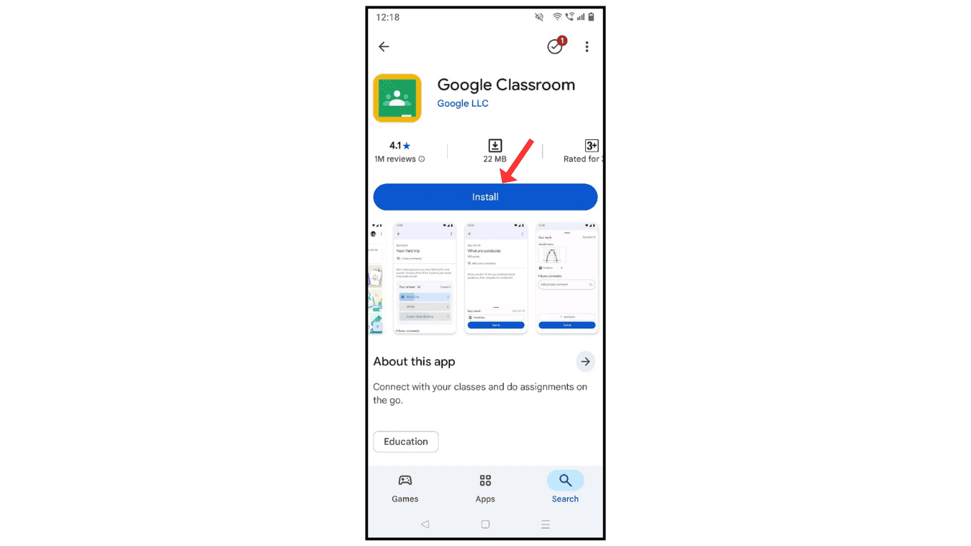 install-google-classroom