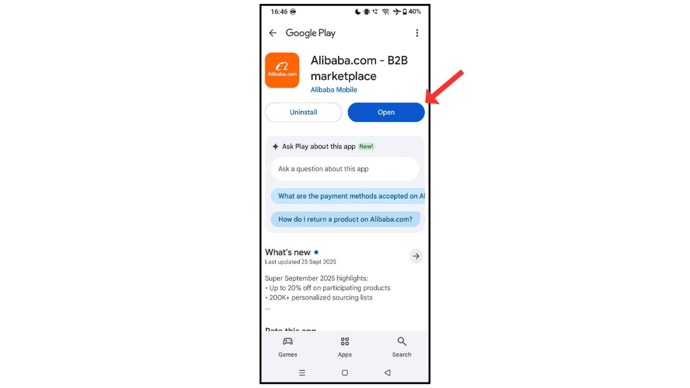 open-alibaba-app