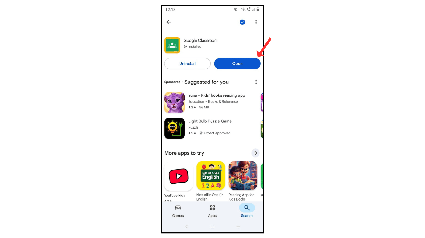 open-google-classroom