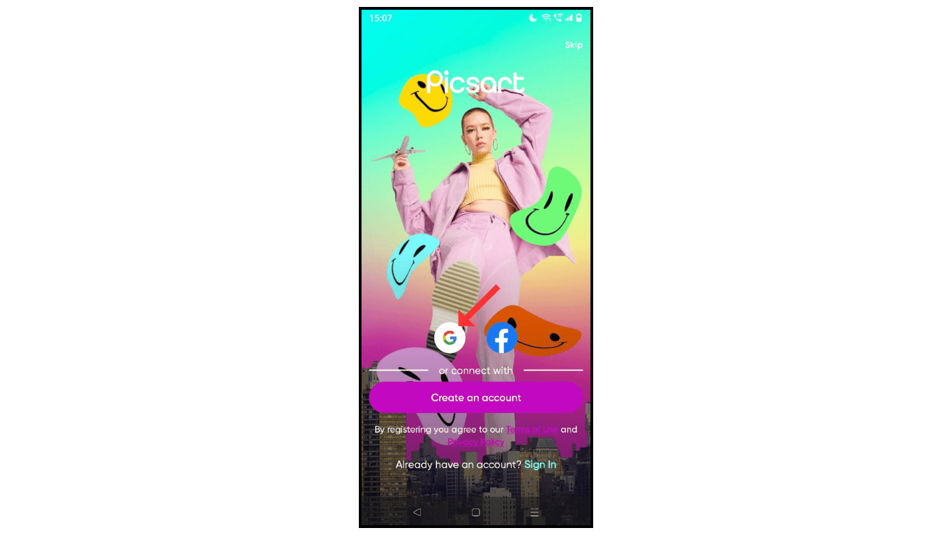 picsart-account-registration
