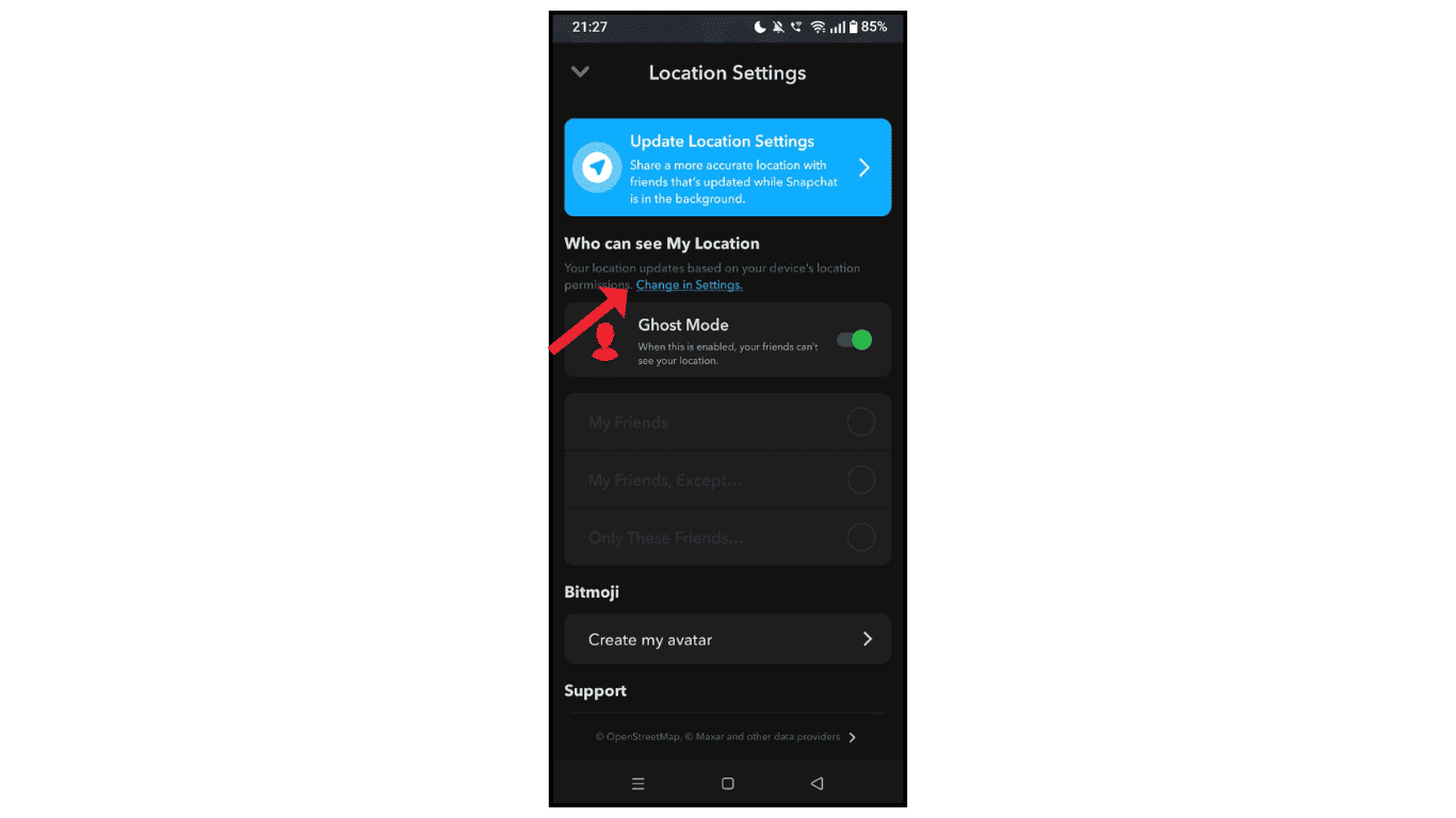snapchat-settings-map