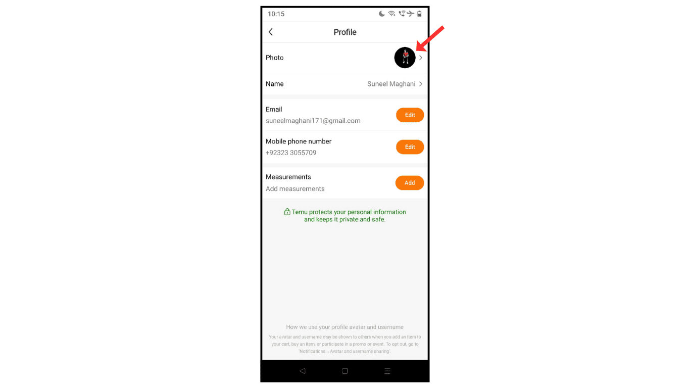 temu-profile-picture-on-phone