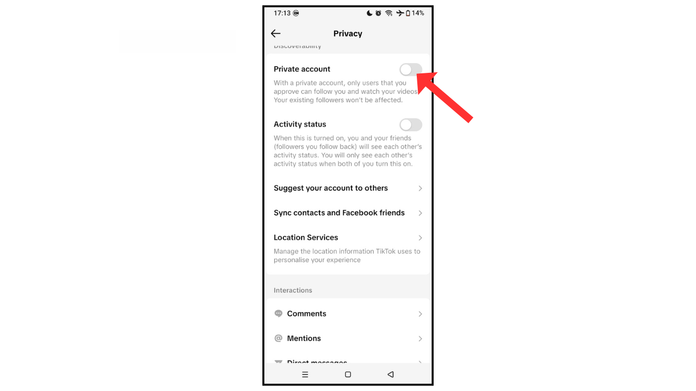 tiktok-account-private
